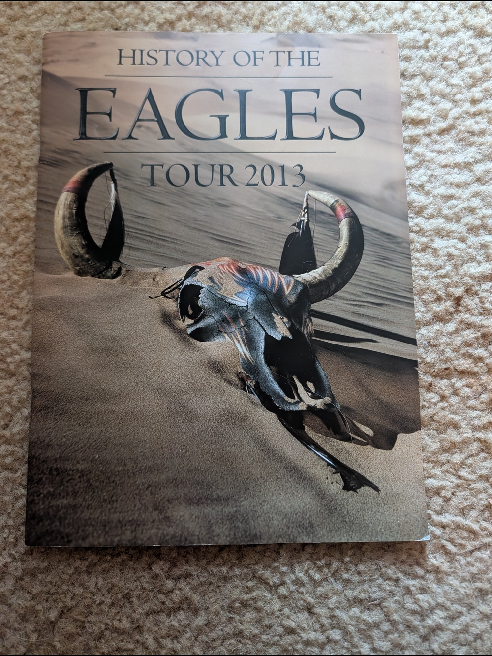 History of the Eagles Tour 2013 Collectible Poster - Desert Skull Artwork